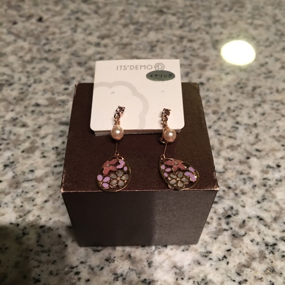 Handmade clip earrings (Japan made)