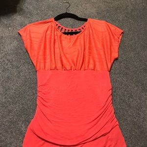 Shit with see through black