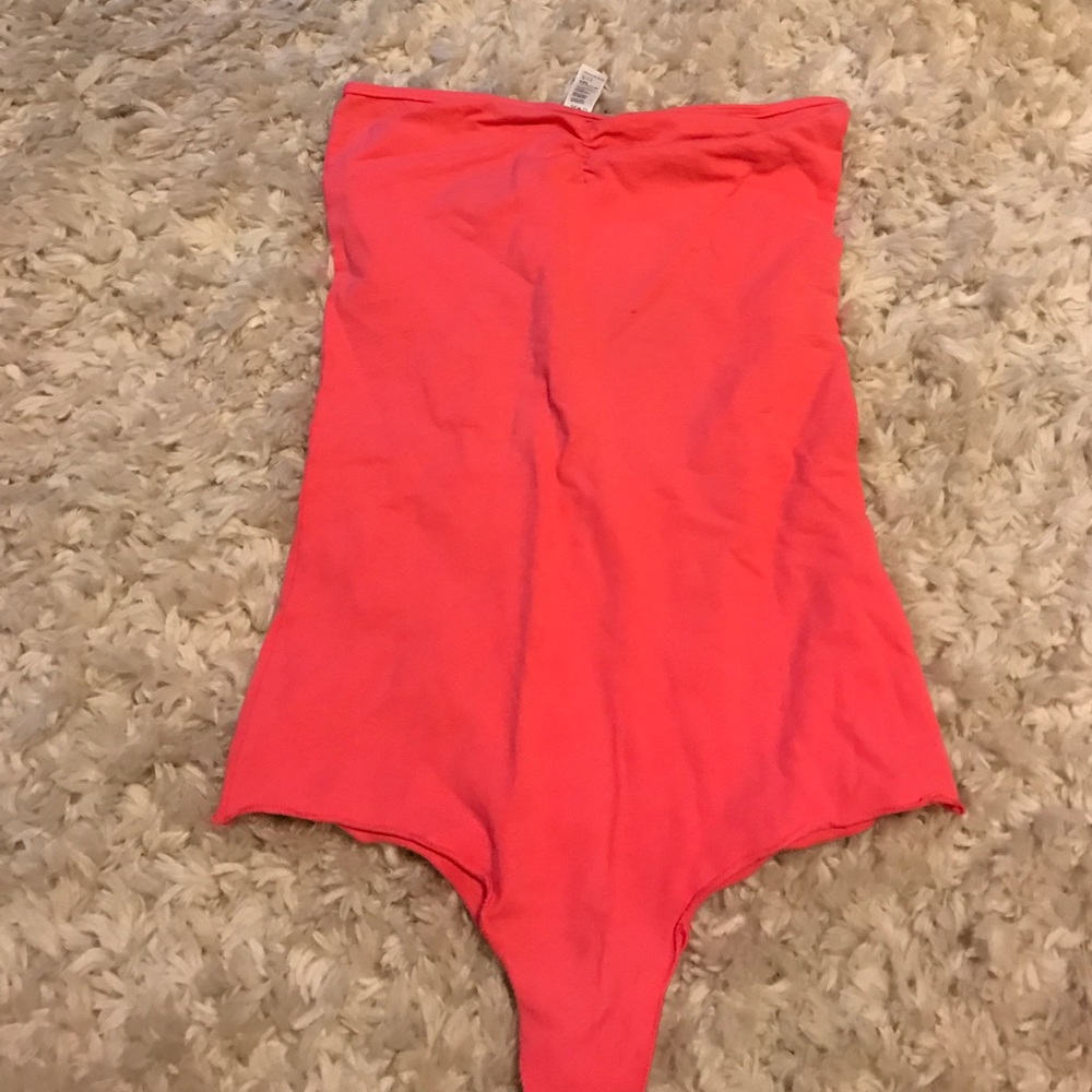 American Apparel Pink Bodysuit
