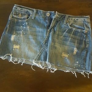 Amethyst Jeans Skirt