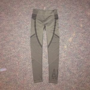 Black and dark gray leggings