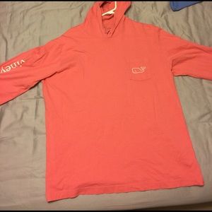 Vineyard vines hooded shirt