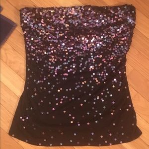 Sequin tube top