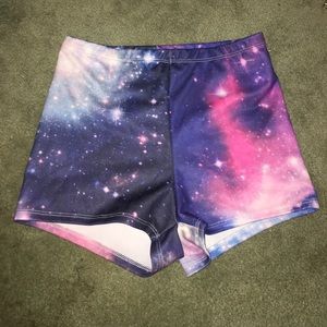 Galaxy print spandex