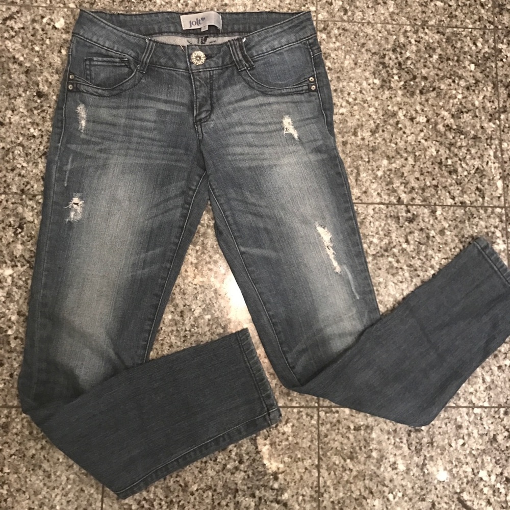 Distressed Jolt Jeans