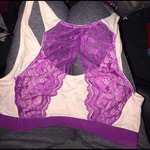 bralette w lace back s