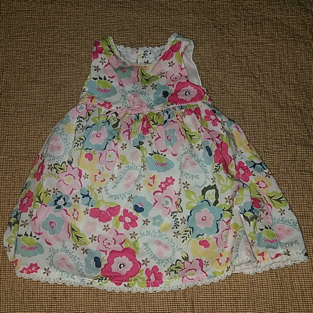 Sweet floral dress - size 12 months