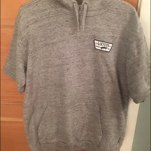 Men's short sleeved hoodie
