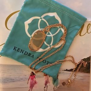 Rae Rose Gold and Peach necklace