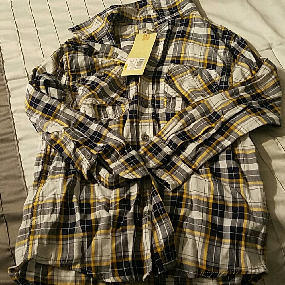 NWT Boys long sleeve button up