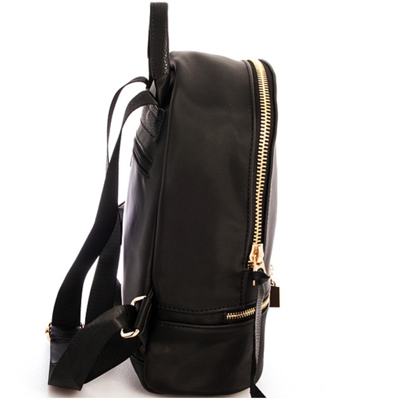 1 left!! Sleek Mini Black Backpack - Picture 3 of 6