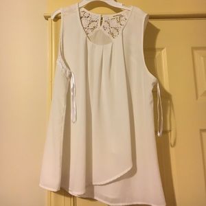 White see through shirt