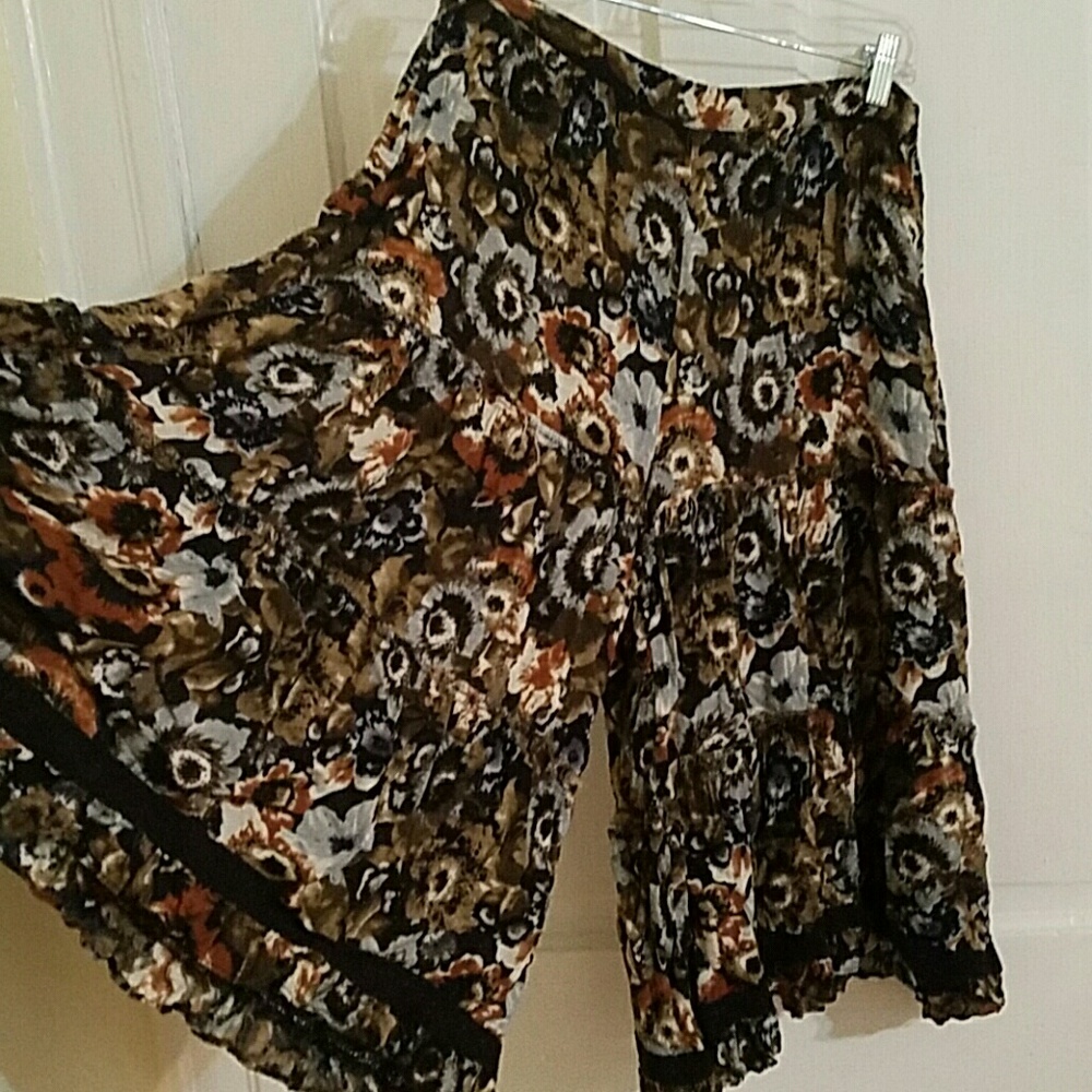 Free People ankle length palazoo pants