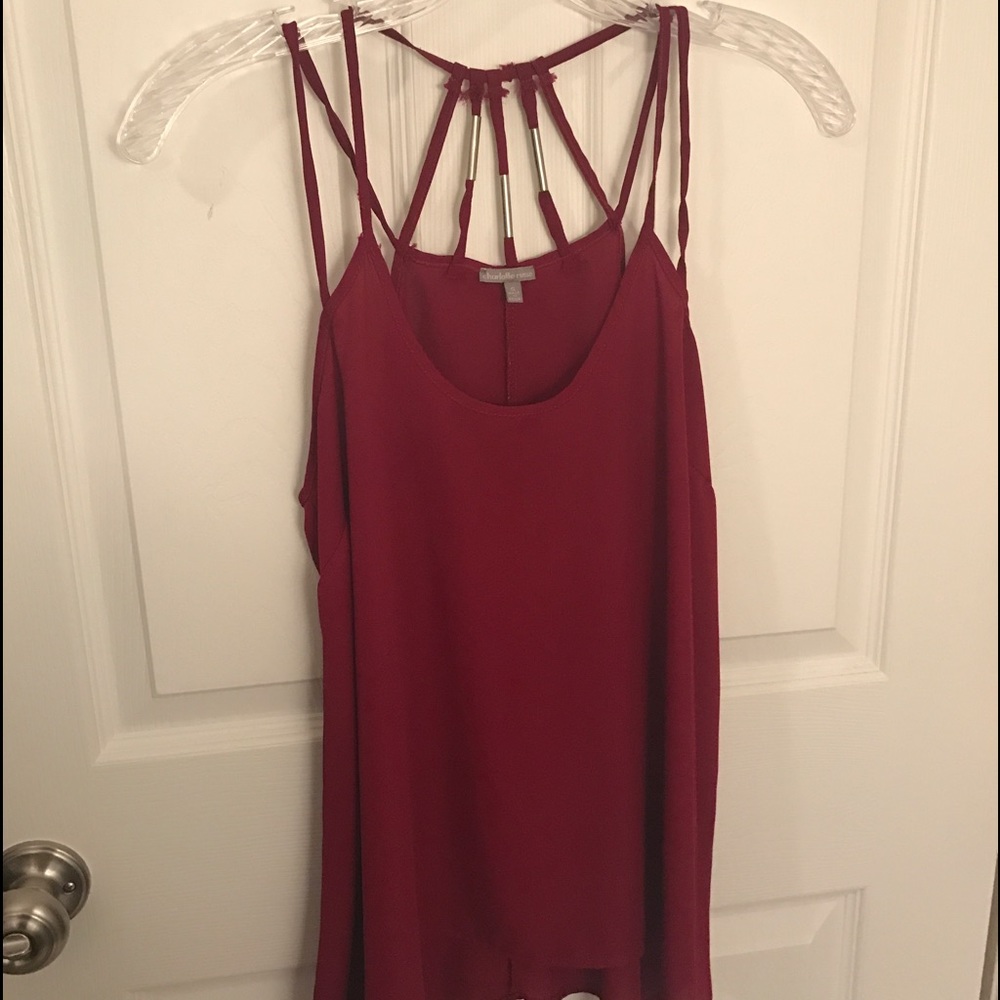 Maroon Charlotte Russe Top