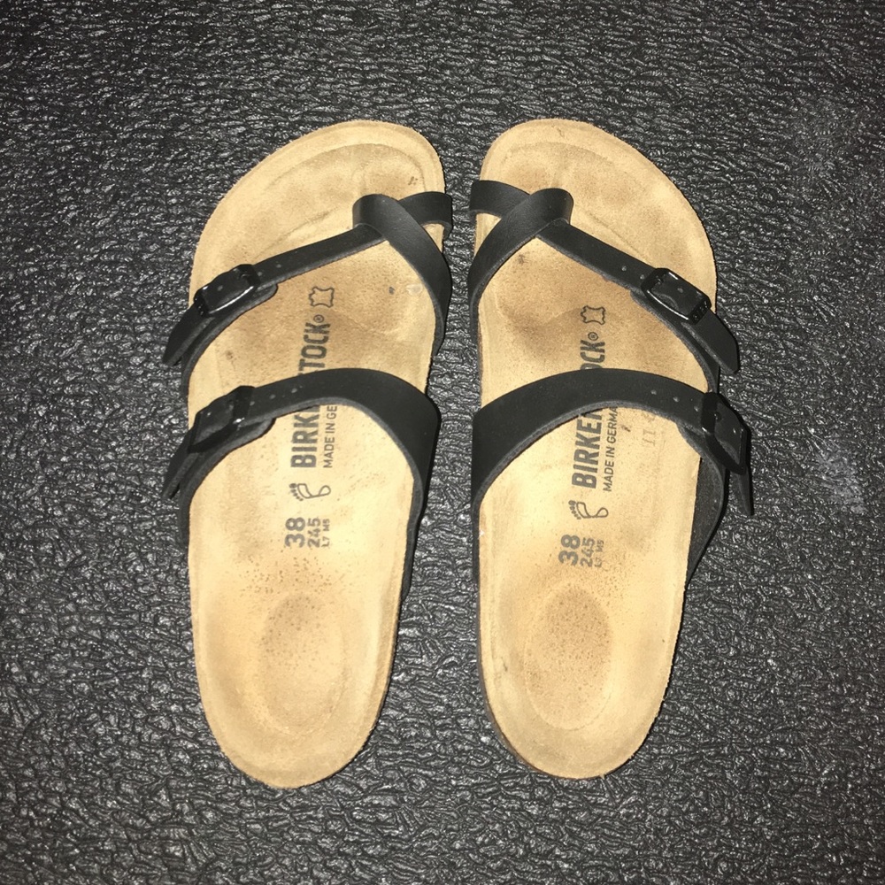Black Birkenstock Sandals! Size 38