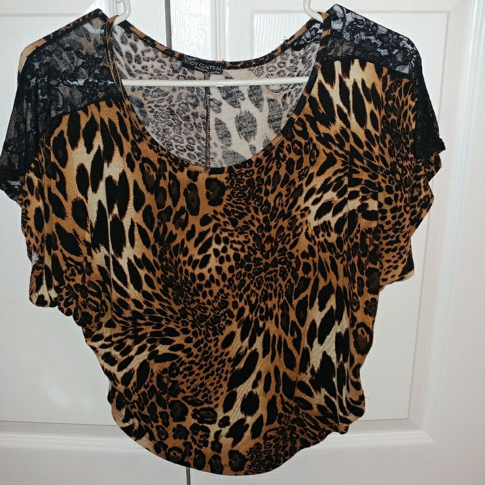 Fashion top. Animal print. Worn 3x.