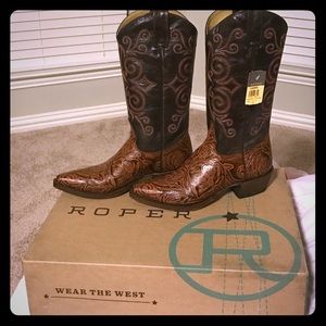 Ladies Roper Western Boots