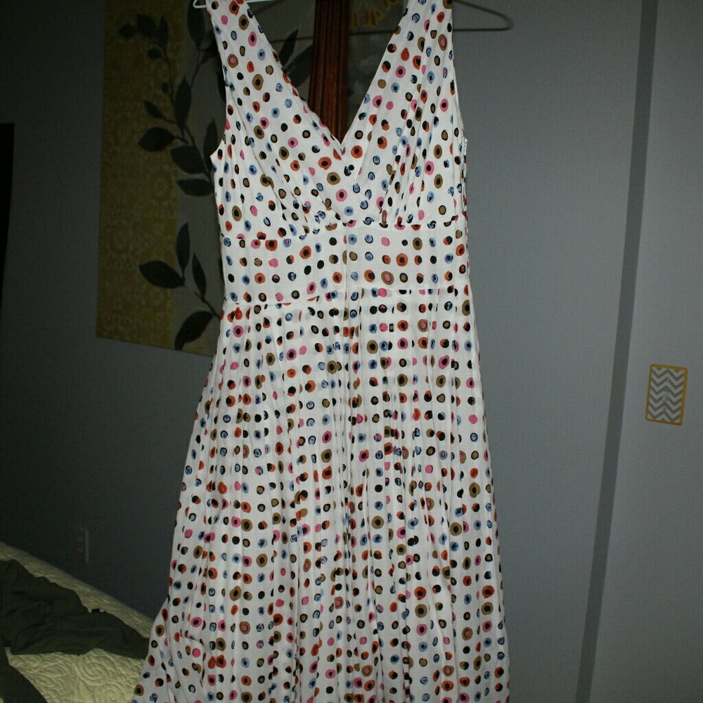 Marilyn Monroe style polka dotted dress