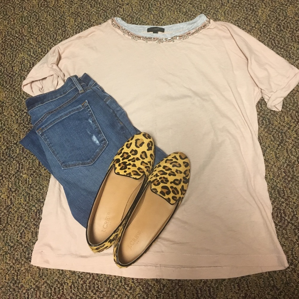 JCREW Beaded shirt.