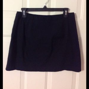 Express Stretch Fitted Black Mini Skirt