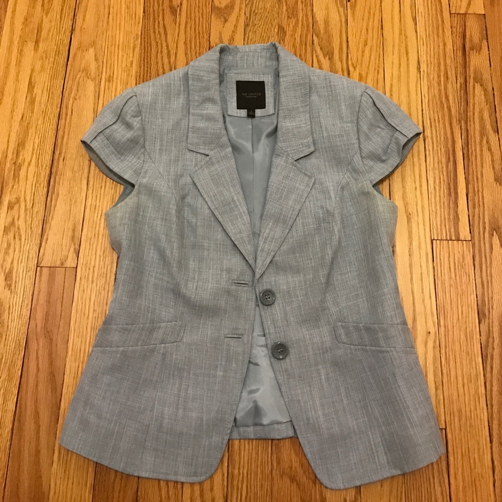 The Limited Collection grey short sleeve blazer