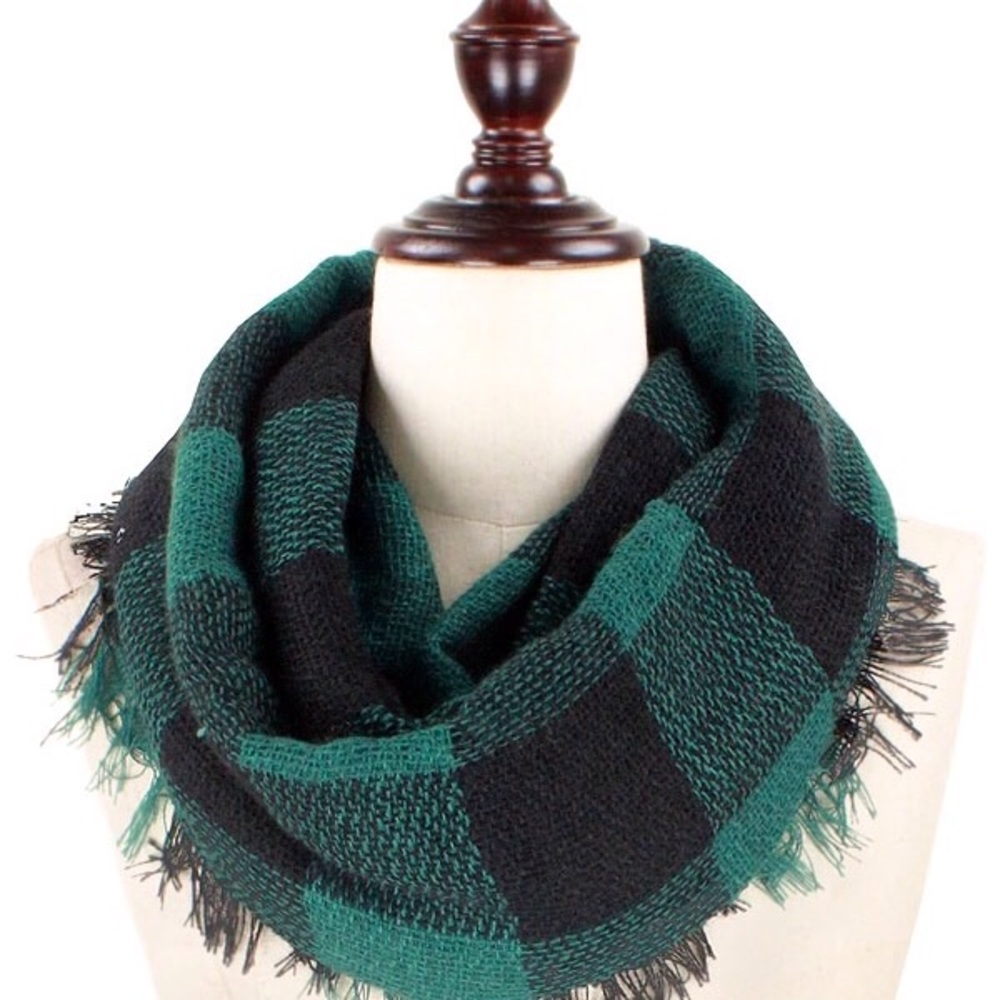 Buffalo Plaid Infinity Scarf