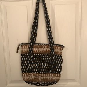 Vera Bradley Bag with Zebra Pattern