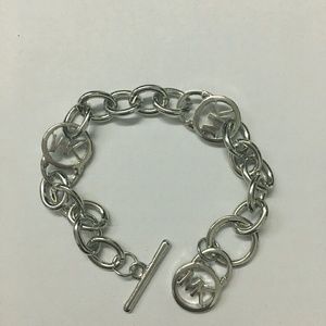 Michael Kors Logo Lock Link Bracelet