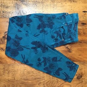 Patterned Lucky Brand Skinny Jean