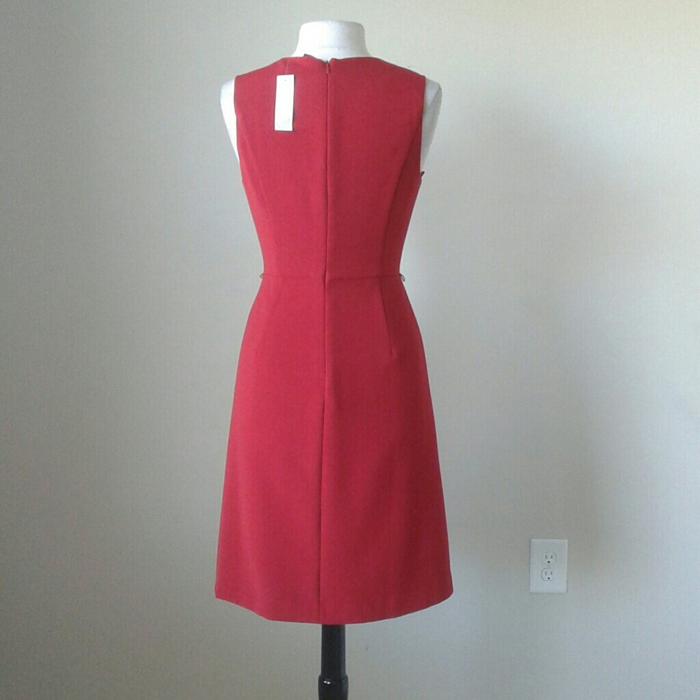Double layer red A-line dress SOLD!!! - Picture 2 of 2