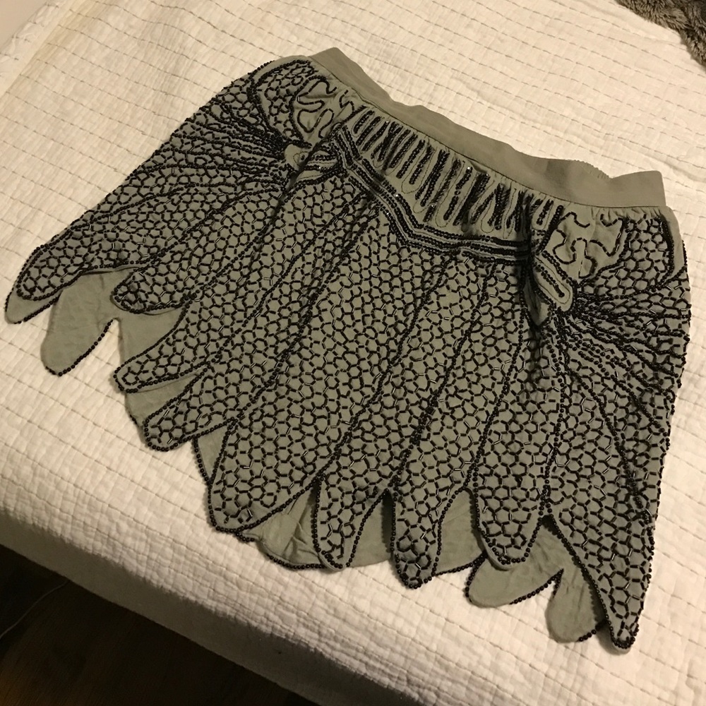 Free People beaded tulip skirt size large