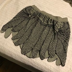 Free People beaded tulip skirt size large