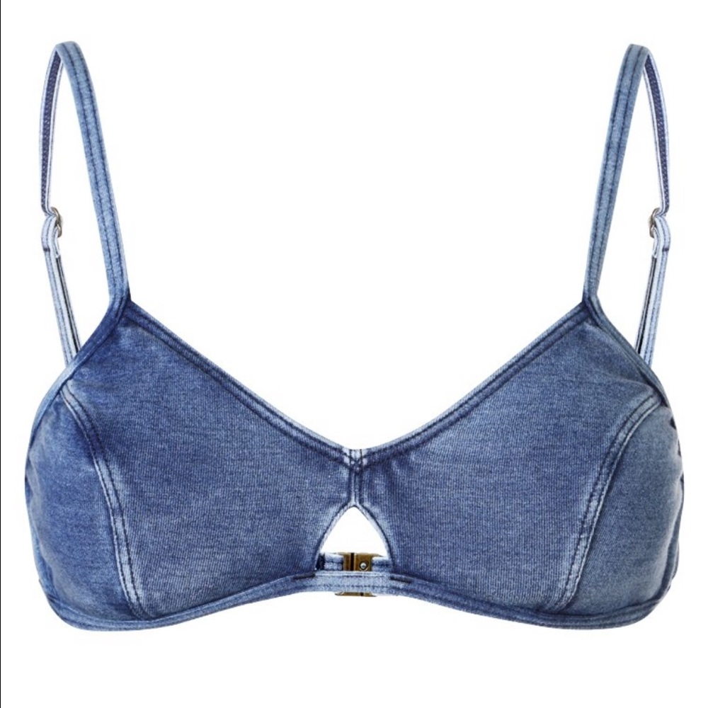 Seafolly Denim bikini Top