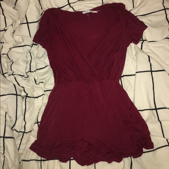 SOLD Kimchi Blue Surplice Romper - Picture 2 of 2