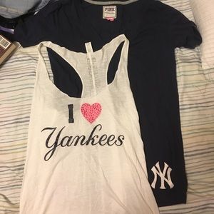 3 for 1 PINK/NIKE Yankees tee shirts
