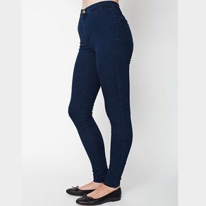 American Apparel High-Waisted Easy Jeans