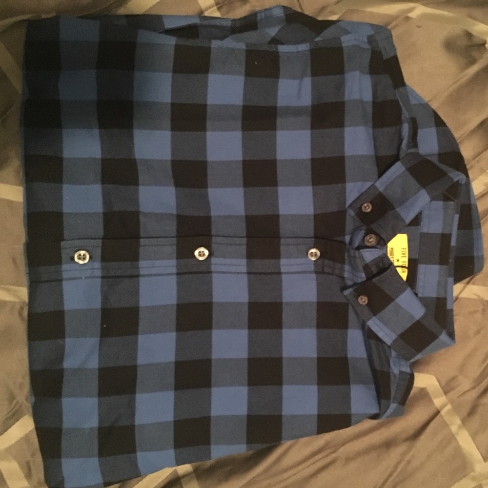 Blue Men's Flannel from Five Four