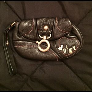 Juicy Couture 100% Auth.Black Wristlet BRAND NEW