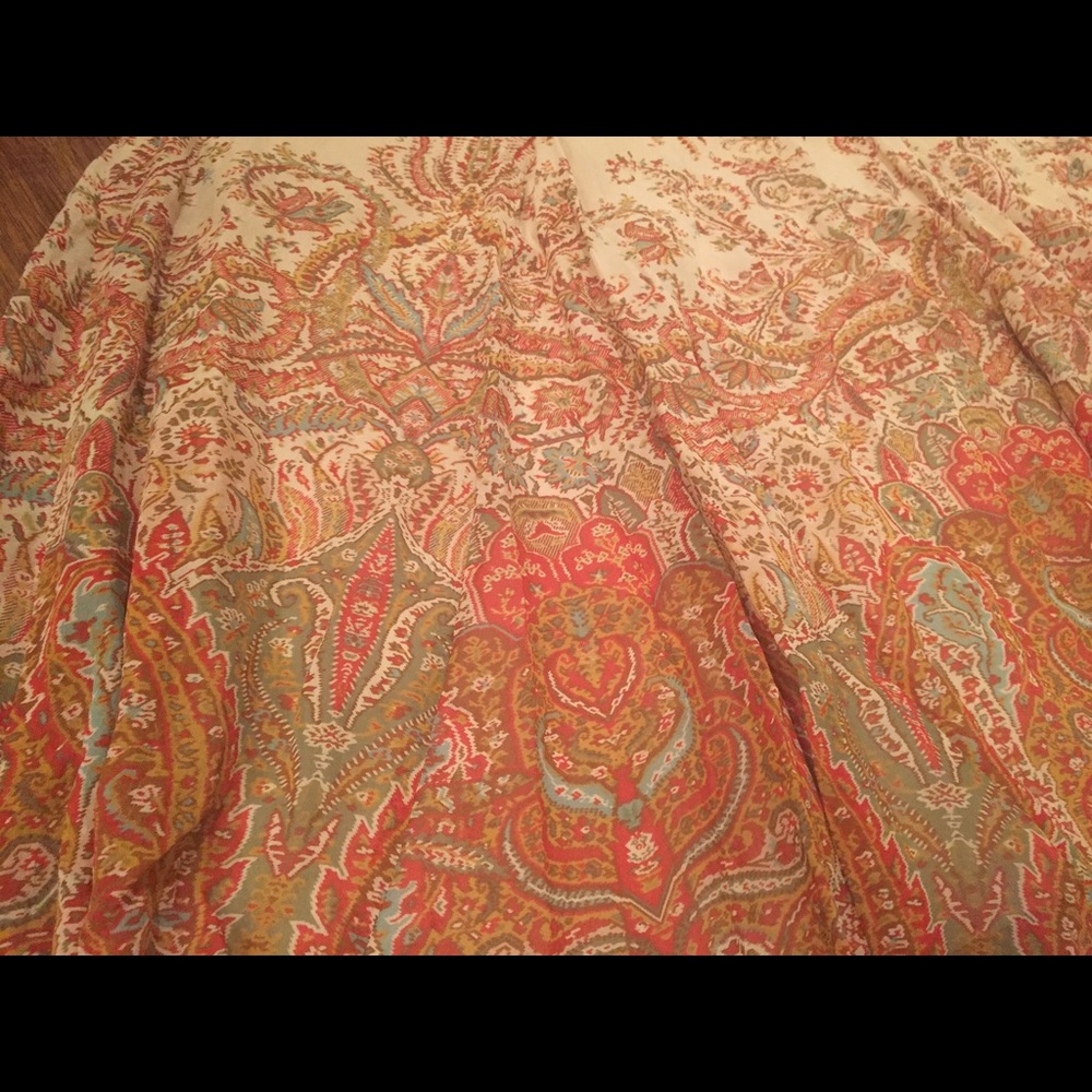RALPH LAUREN silk midi skirt SZ 10 $169