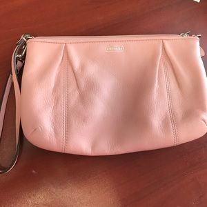 Pink Coach wristlet