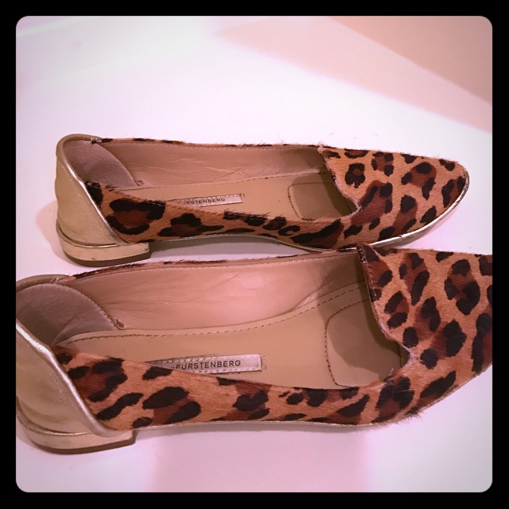 DIANEvonFURSTENBERG leopard flats