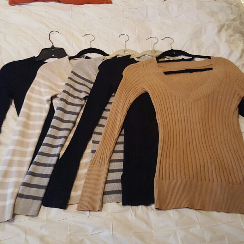 Express V-neck sweaters