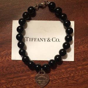 Tiffany & Co. Black Onyx Sterling Silver Bracelet