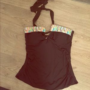 Tankini halter swim top
