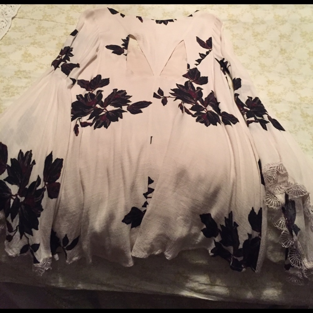 Beige Free People Dress