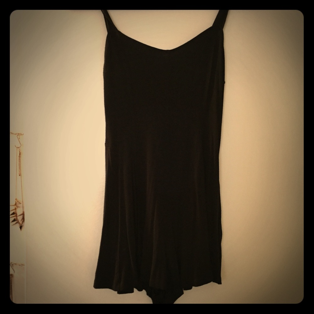 Tank open back romper