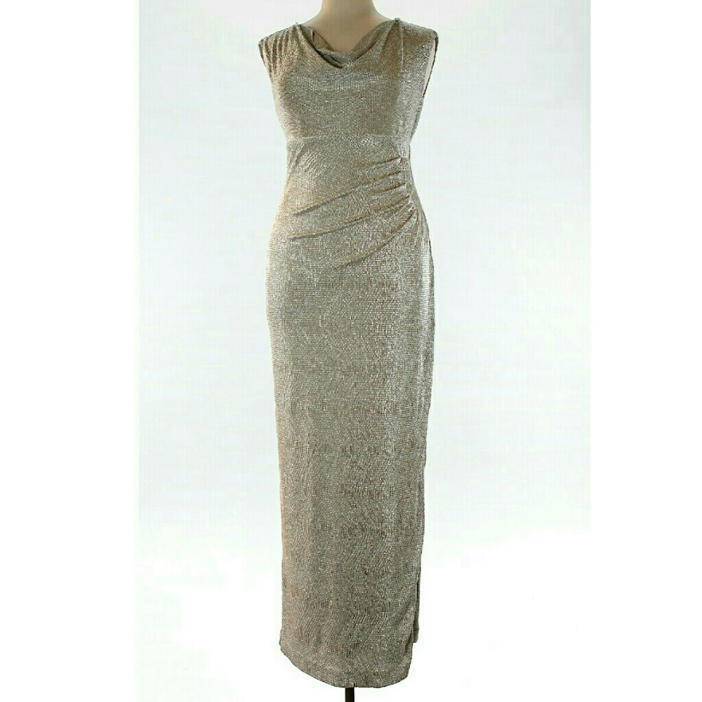 Gold Ralph Lauren Cocktail Dress