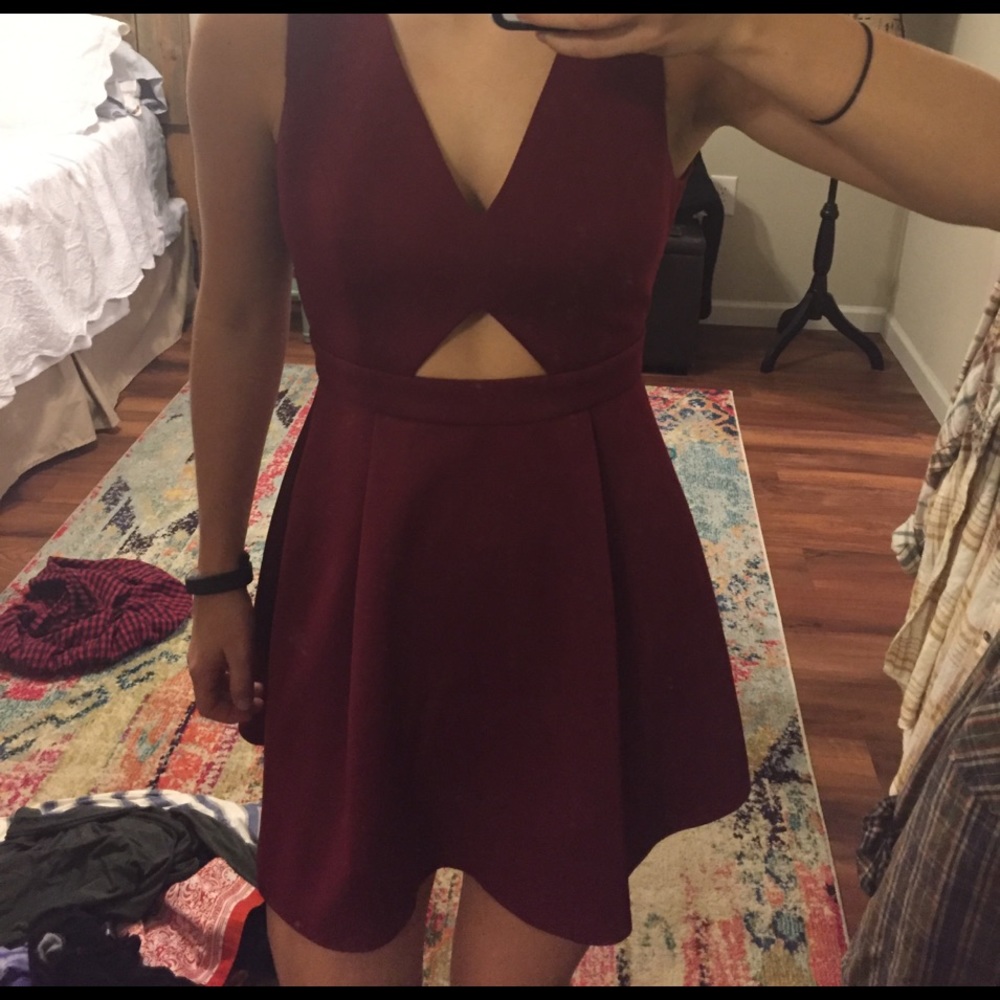 Red/Wine Cocktail Dress