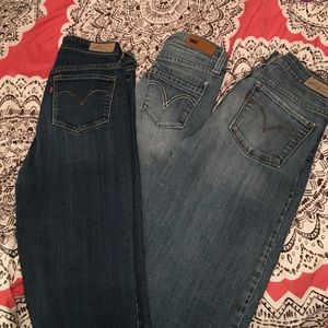 Levi jeans size 27 long