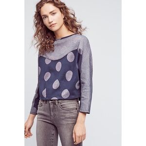 ‼️$10 SALE‼️ Anthropologie Metallic Dot Sweatshirt